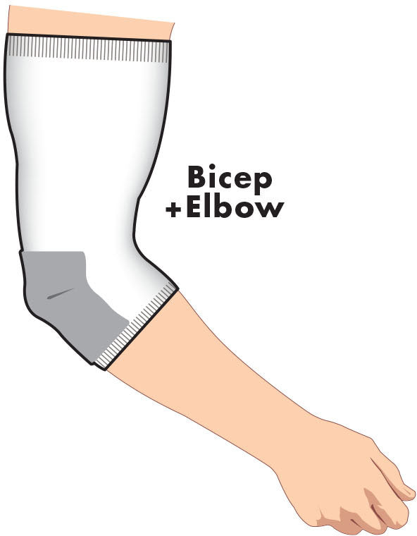 Football Arm Sleeves - Bicep + Elbow