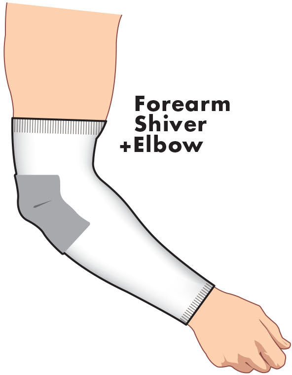 Football Arm Sleeves - Forearm Shiver + Elbow